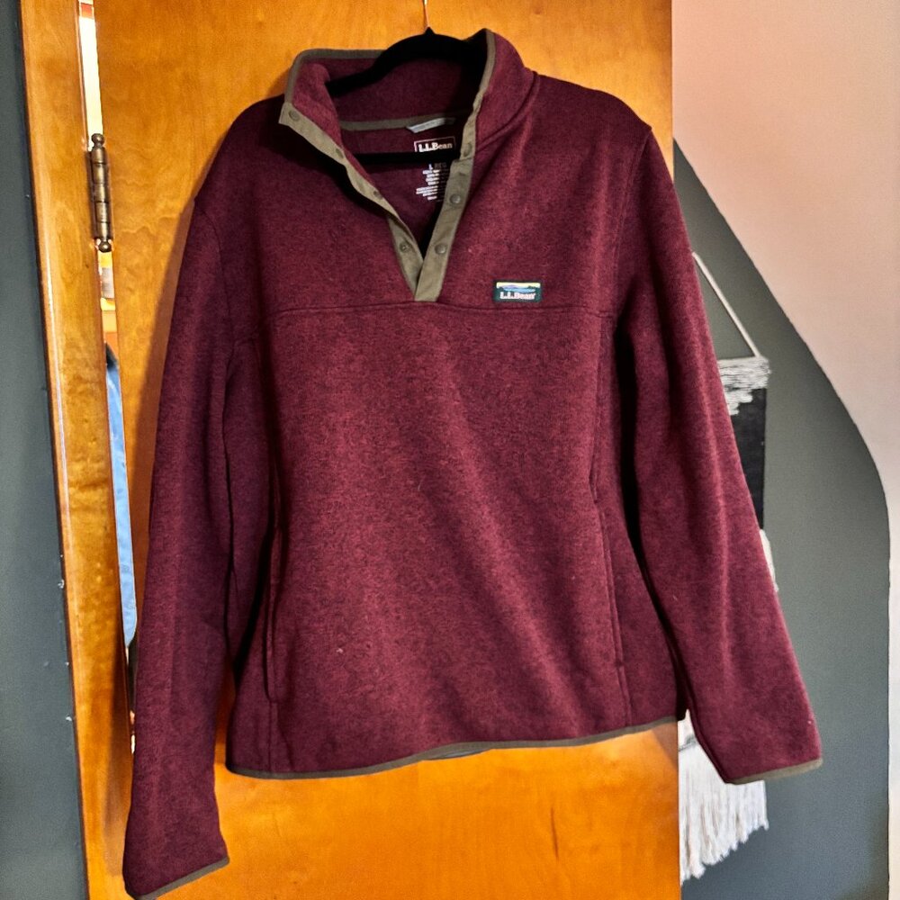 LL Bean Quarter Snap Up Jacket